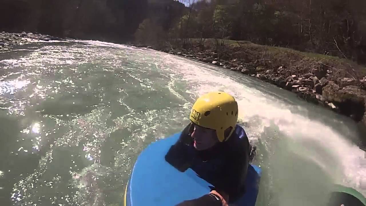 Hydrospeed sur la Dranse avril 2016
