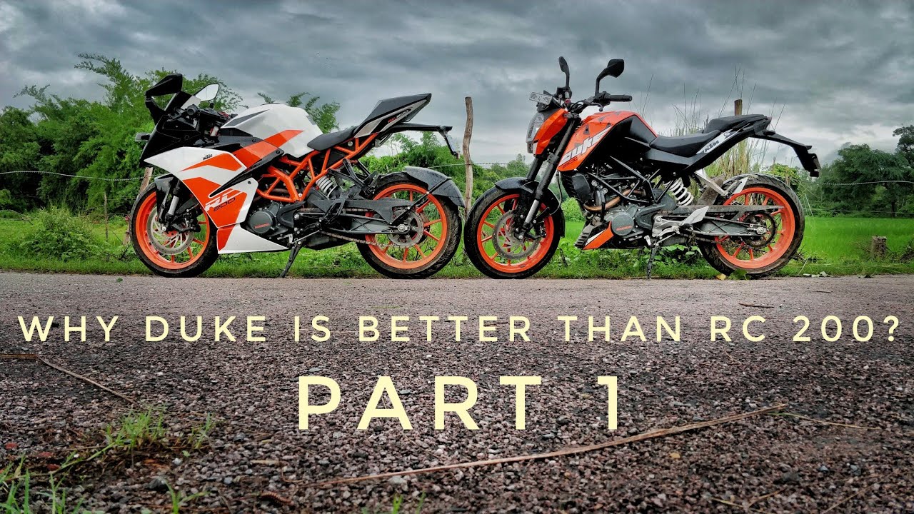 Ktm Duke 200 Vs Ktm RC 200 | Why Ktm Duke 200 Is Better than Ktm RC 200 ?