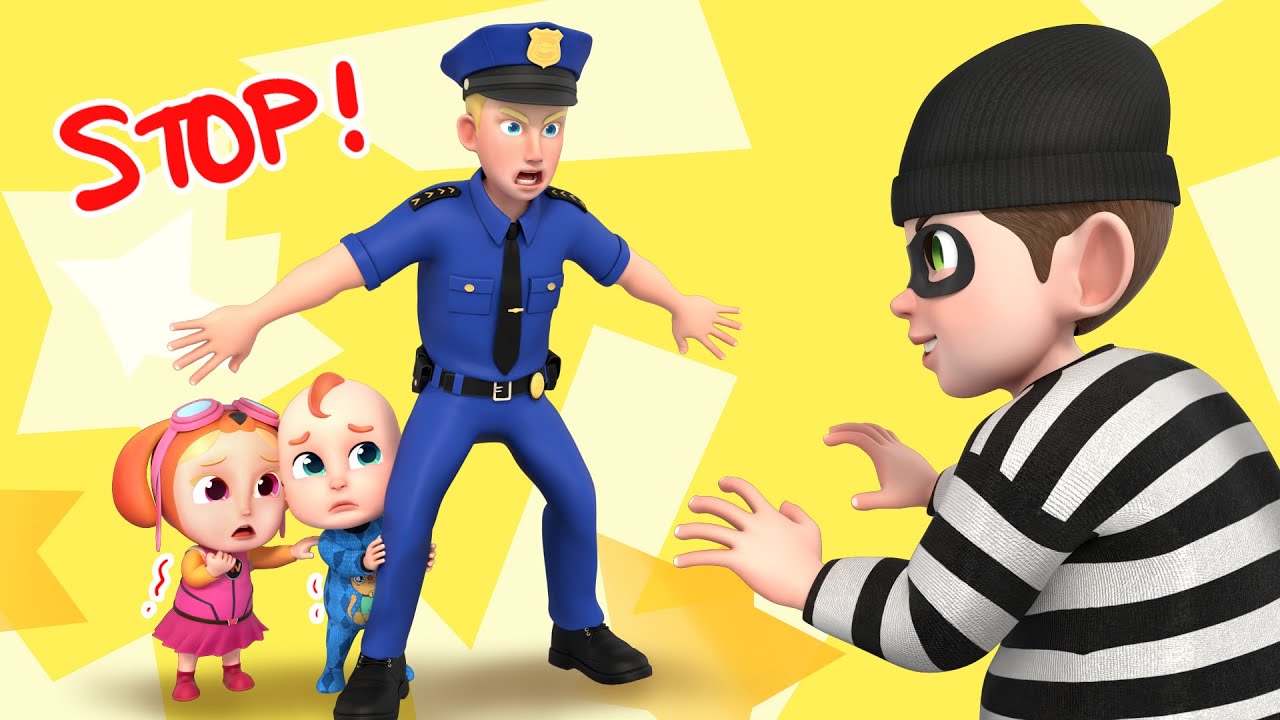 Beware! Stranger Danger | Police Officer Song | Safety Tips | Nursery Rhymes & Kids Song