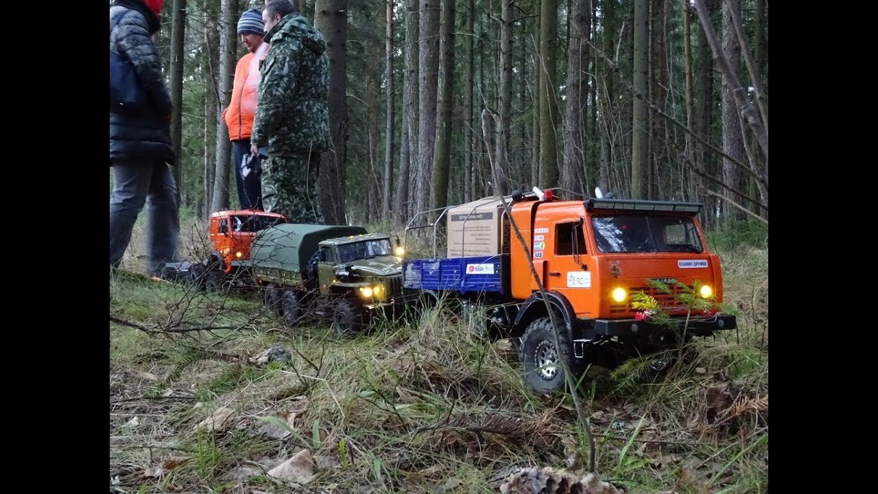 RC Expedition. Offroad. 1 часть. КамАЗ-4911 &laquo;Extreme&raquo;, Урал 4320 6х6 и КамАЗ 8х8
