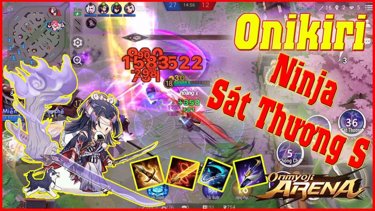 🌸Onmyoji Arena: Hưỡng Dẫn Combo Quỷ Thiết - Bảng Ngọc và Trang Bị 1 Combo Chết 1 Đứa