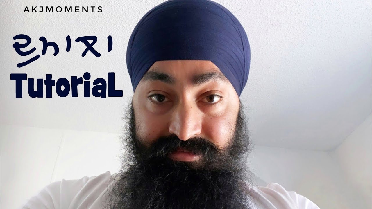 Dumala (ਦੁਮਾਲਾ) Tutorial by Bhai Gurbir Singh Ji | How To Tie Dumala Like Gurbir Veerji | AKJMOMENTS