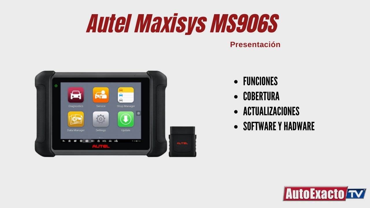 Presentación Autel Maxisys MS906S 💻 🚗