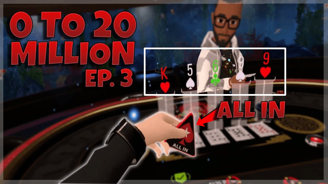 The Best Money Making Method In PokerStars VR | The Road To 20 Mil on the Oculus Quest 2