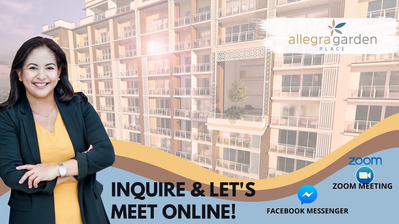 SOON TO RISE CONDO IN PASIG CITY! One of the most in demand in DMCI Homes! ALLEGRA GARDEN PLACE