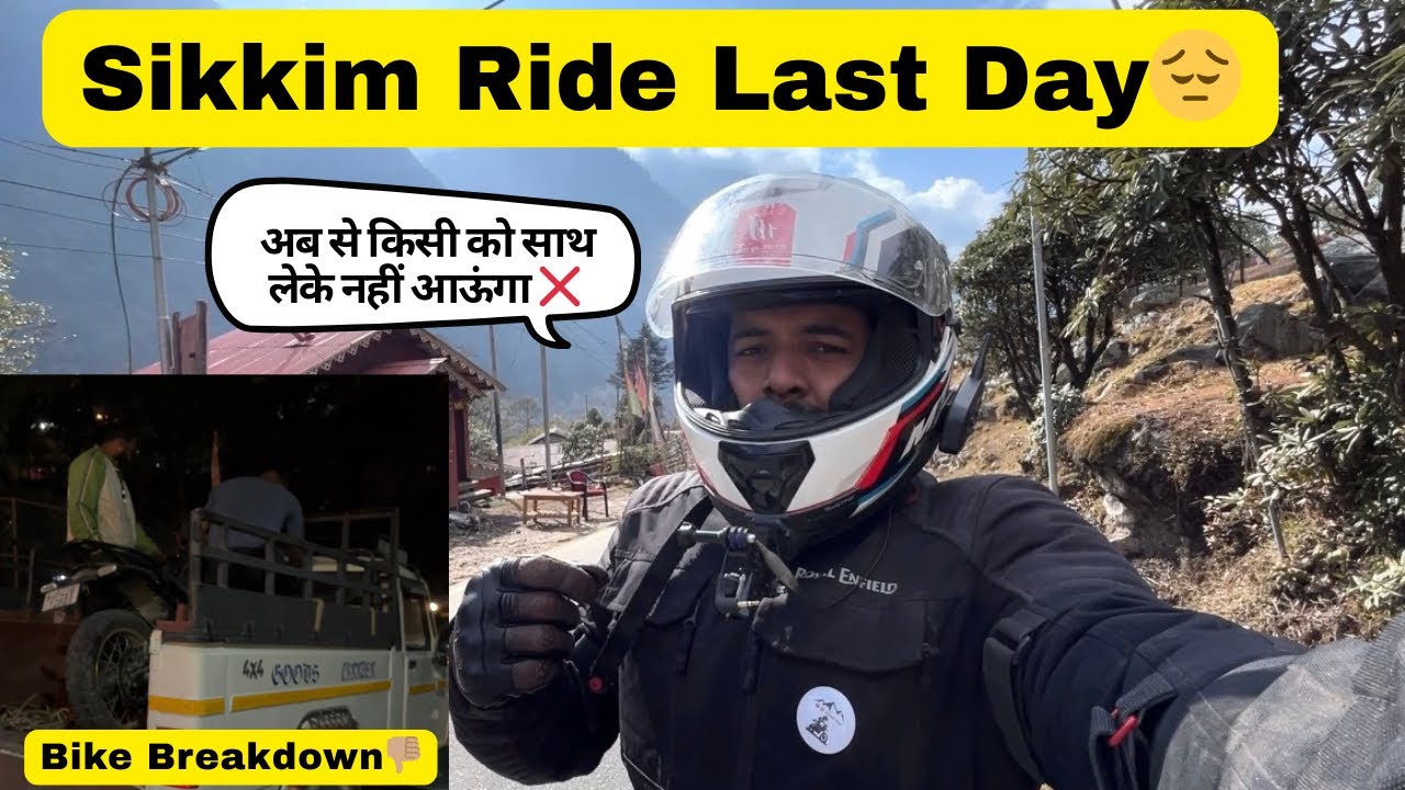 Riding the Dangerous Roads of North Sikkim 2026 | #northsikkimride #sikkim #sikkimride #motovlog