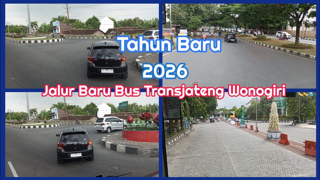 Di Awal Tahun Bus Transjateng Wonogiri Perpanjangan Rute Baru