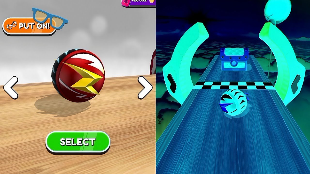 Going Balls Vs Reversed Video Gameplay Super SpeedRun #68