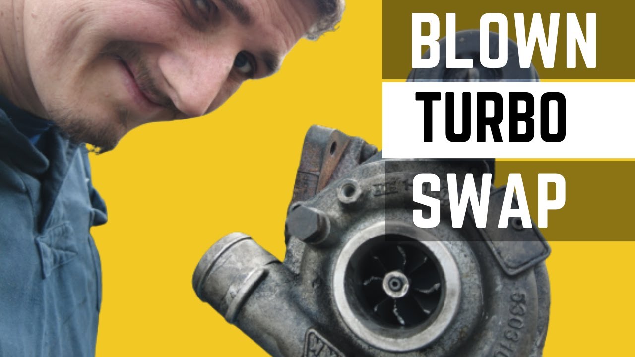 Watch me replace a blown turbo in a VW T3 camper