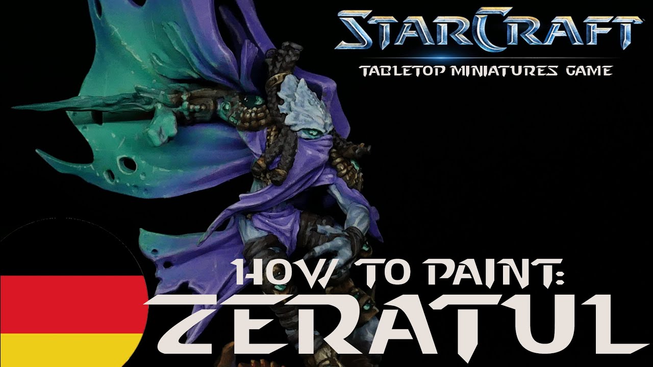 How to paint: Zeratul [german] - StarCraft Tabletop Miniatures Games by Archon Studio
