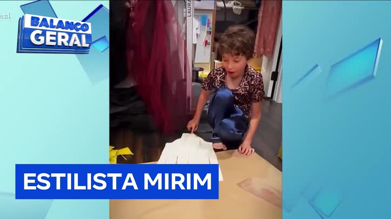 Menino de 10 anos vira sensação na moda e desfila coleção em Paris