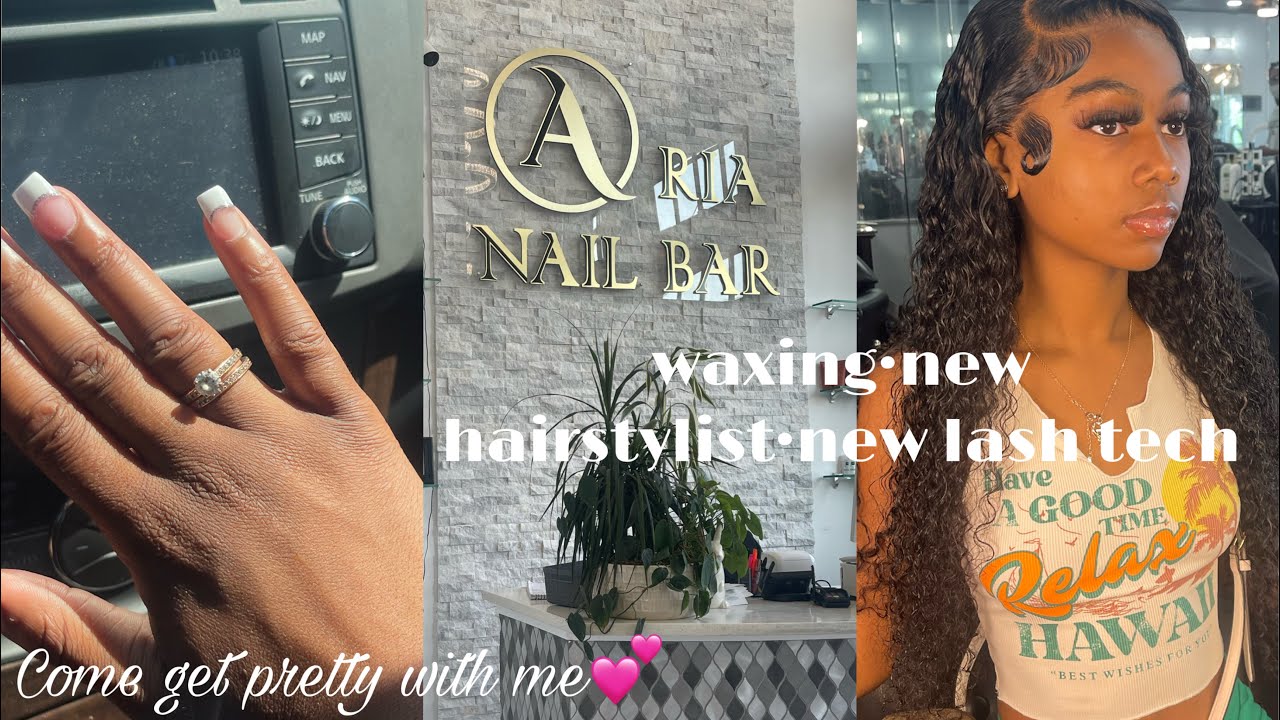 $400 maintenance vlog💕 | waxing , nails, hair & lashes (ATLANTA EDITION)