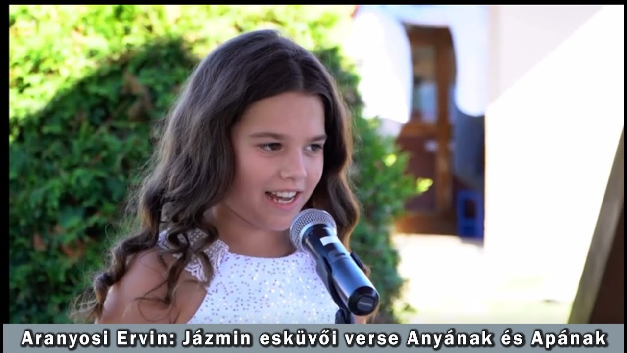 Aranyosi Ervin: Jázmin esküvői verse anyának és apának