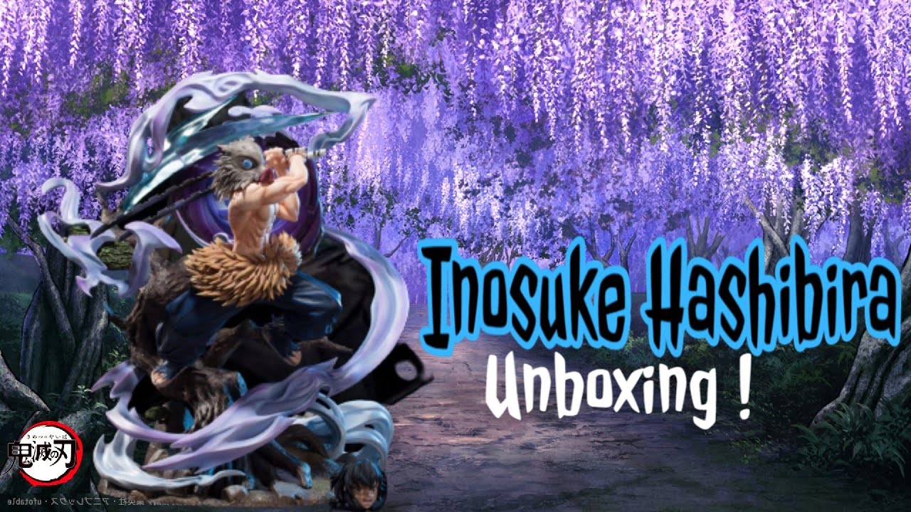 DEMON SLAYER INOSUKE HASHIBIRA STATUE UNBOXING ! (KIMETSU NO YAIBA)