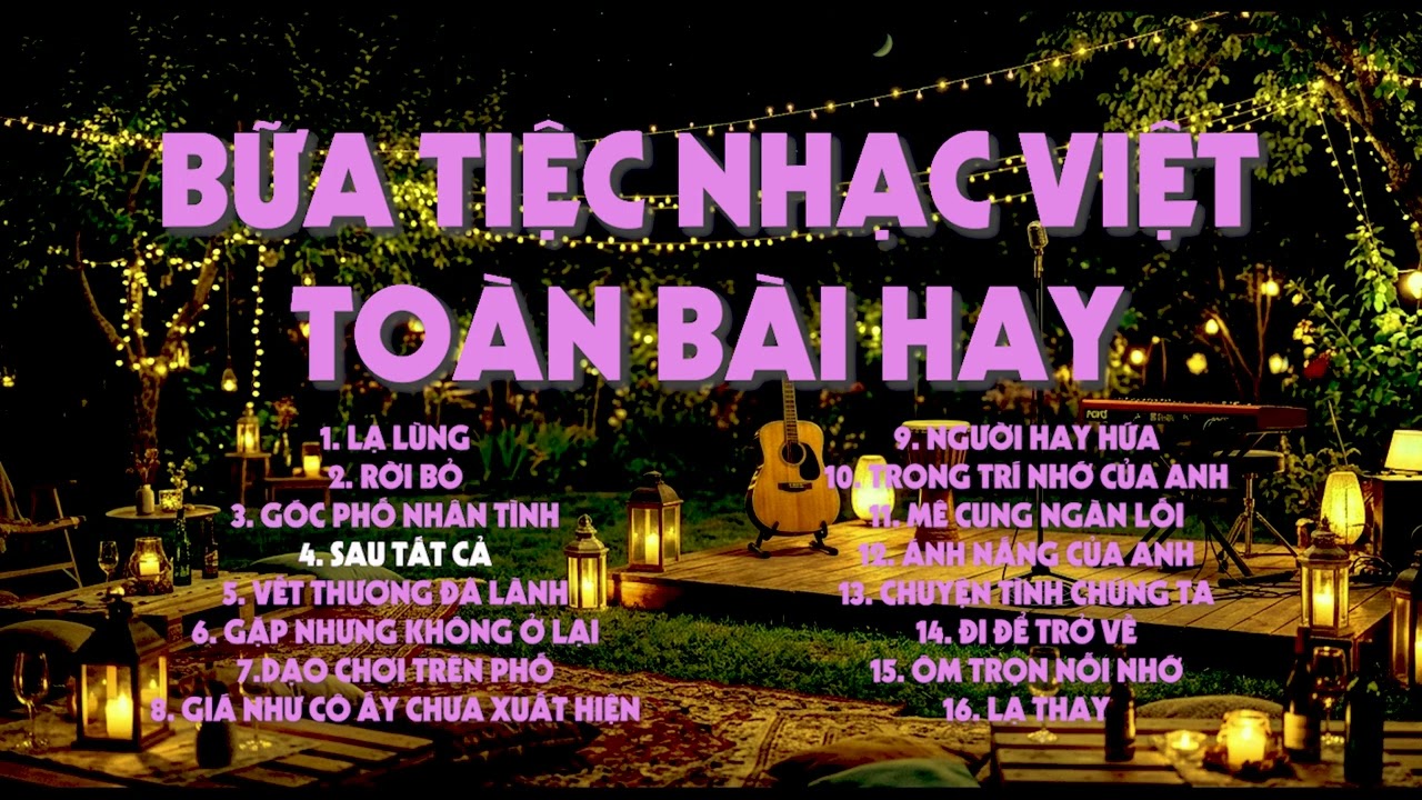 Bữa Tiệc Nhạc Việt Toàn Bài Hay | Miu Lê, ERIK, Hòa Minzy, Đức Phúc, Soobin Hoàng Sơn, VŨ