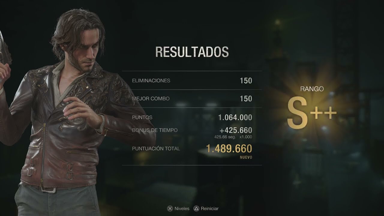 Resident Evil 4 MERCENARIOS LUIS S++ MUELLE COMBO 150