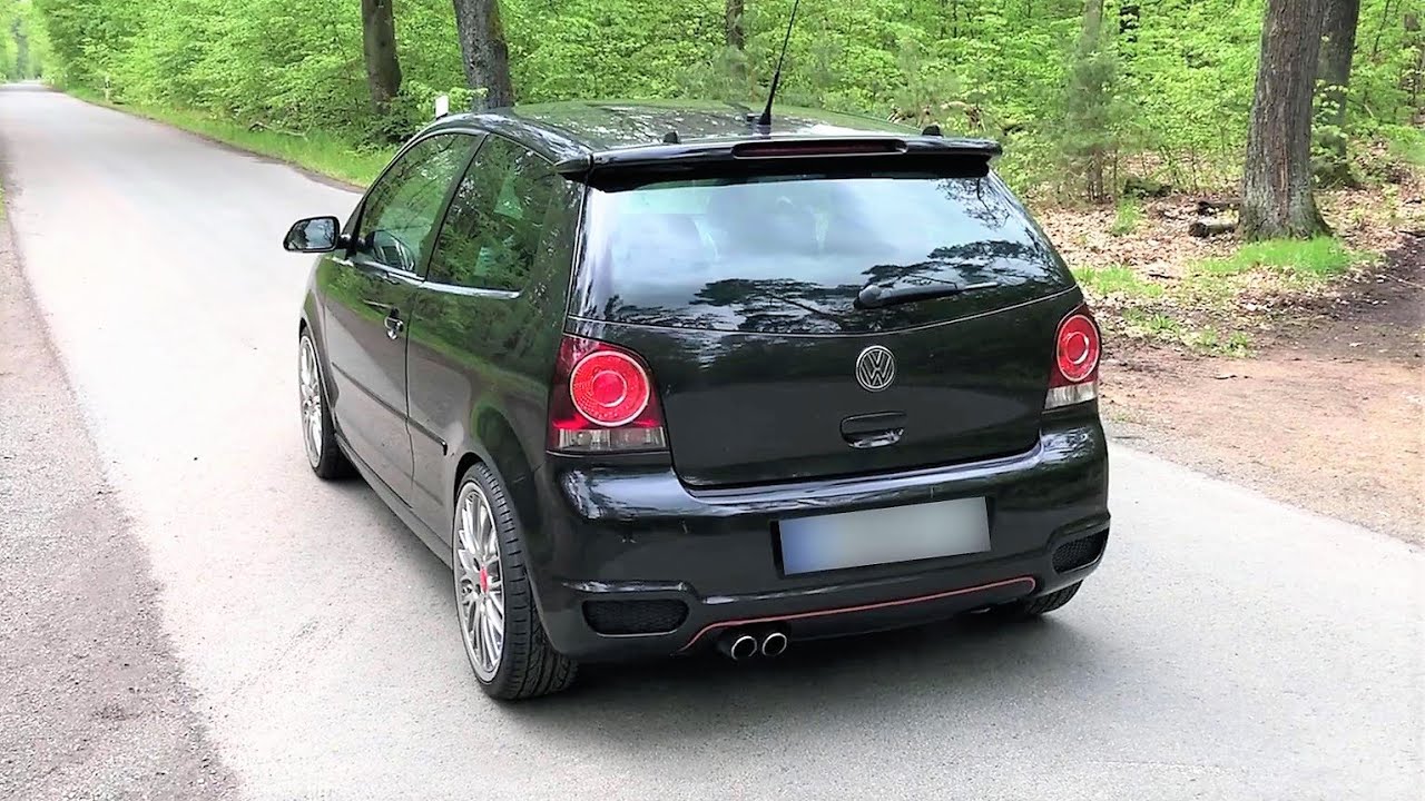 VW Polo 9N3 GTI Cup Edition 1.8T Stock Exhaust Sound 180 HP 20V