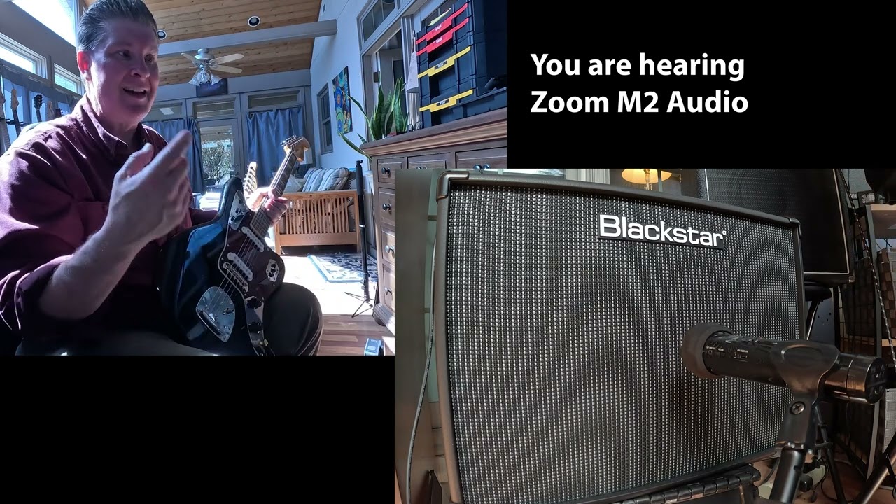 Zoom M2 32-Bit Microphone/Recorder - Trying to Make It Peak With a Loud Guitar Amp