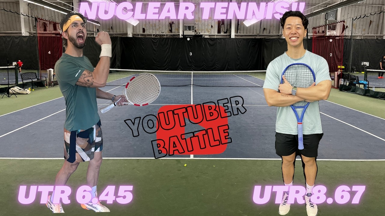 I Went BALLISTIC against a UTR 8! | ft. @alwayscausingaracquet
