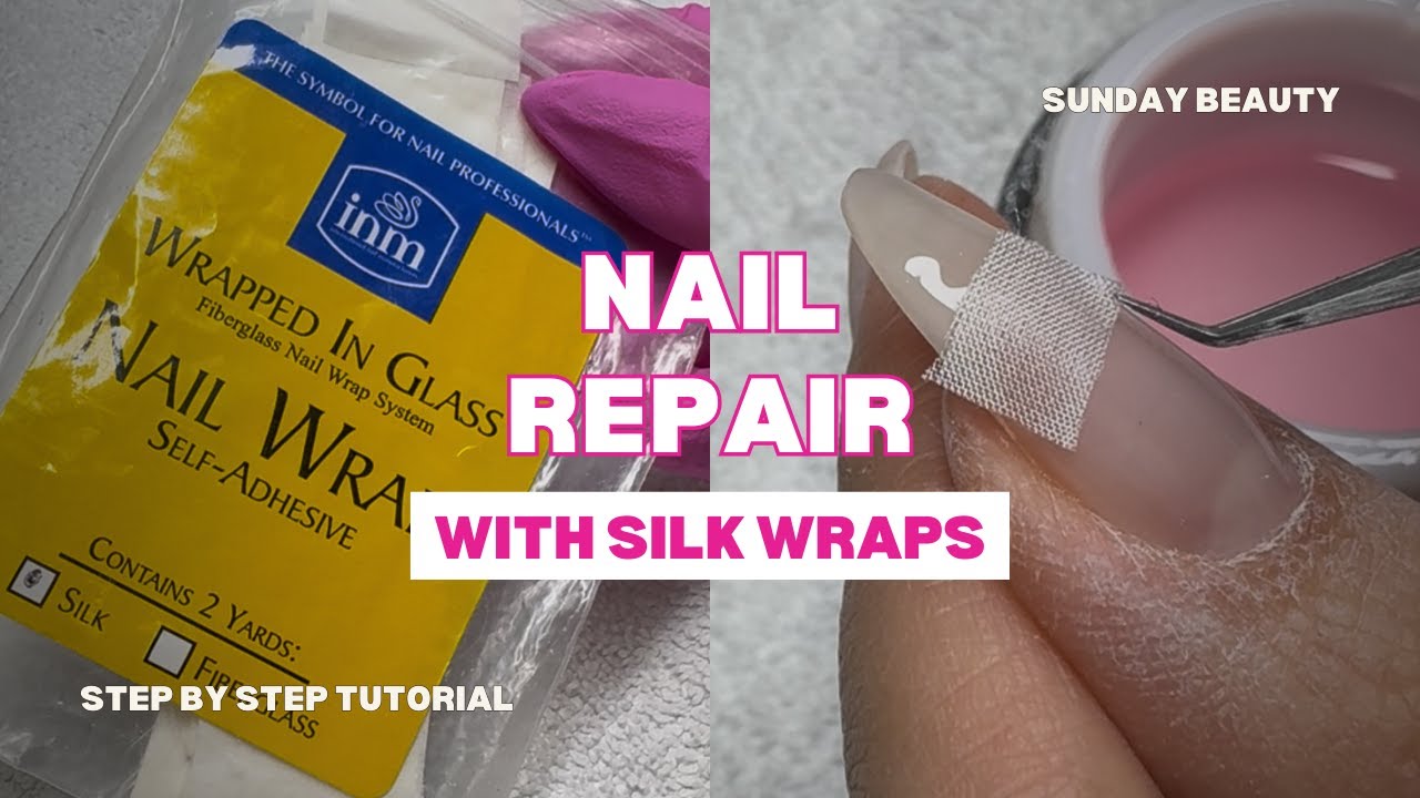 Fixing a Cracked Nail Like a Pro! (Silk Wrap Repair Step-by-Step)