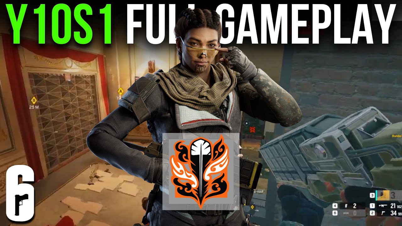 Y10S1 Rauora Full gameplay, New Weapon, Attacking Barricade and More! Rainbow Six Siege
