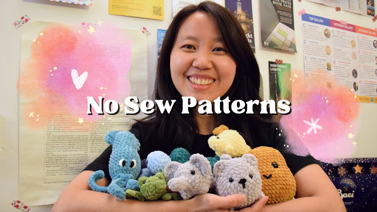 TEN free no sew amigurumi patterns!