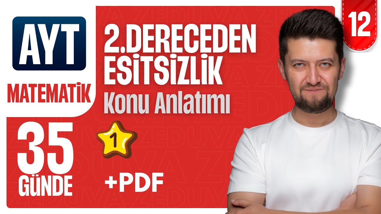 AYT MATEMATİK 2023 | İkinci Dereceden Eşitsizlikler Konu Anlatımı | 12. Video | Sml Hoca