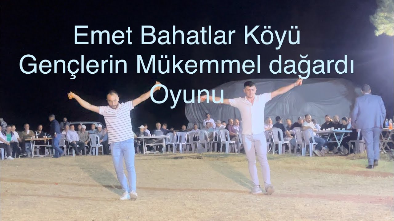 Harun Eroğlu Emet Bahatlar K&ouml;y&uuml; Gen&ccedil;lerin M&uuml;kemmel Dağardı Oyunu