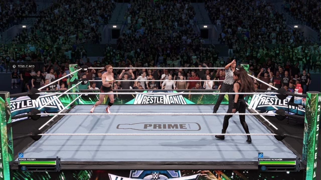 WWE 2K25 Ronda Rousey vs Shephanie Mcmahon