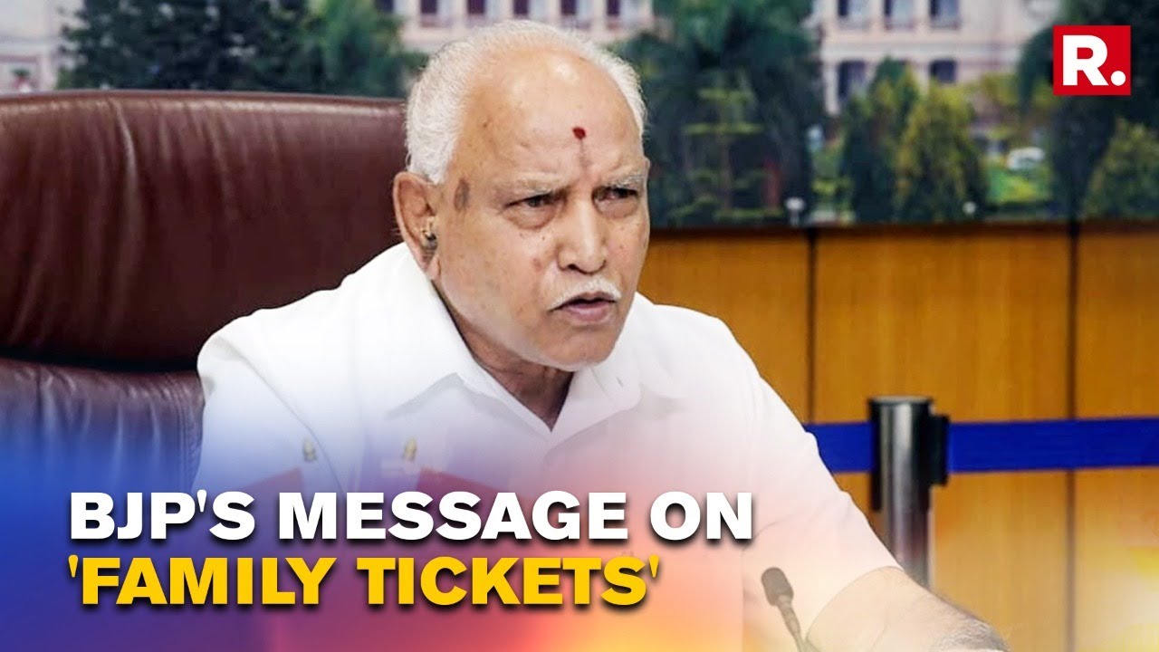 BJP Releases List Of MLC Candidates For Karnataka; No Ticket To Yediyurappa's Son