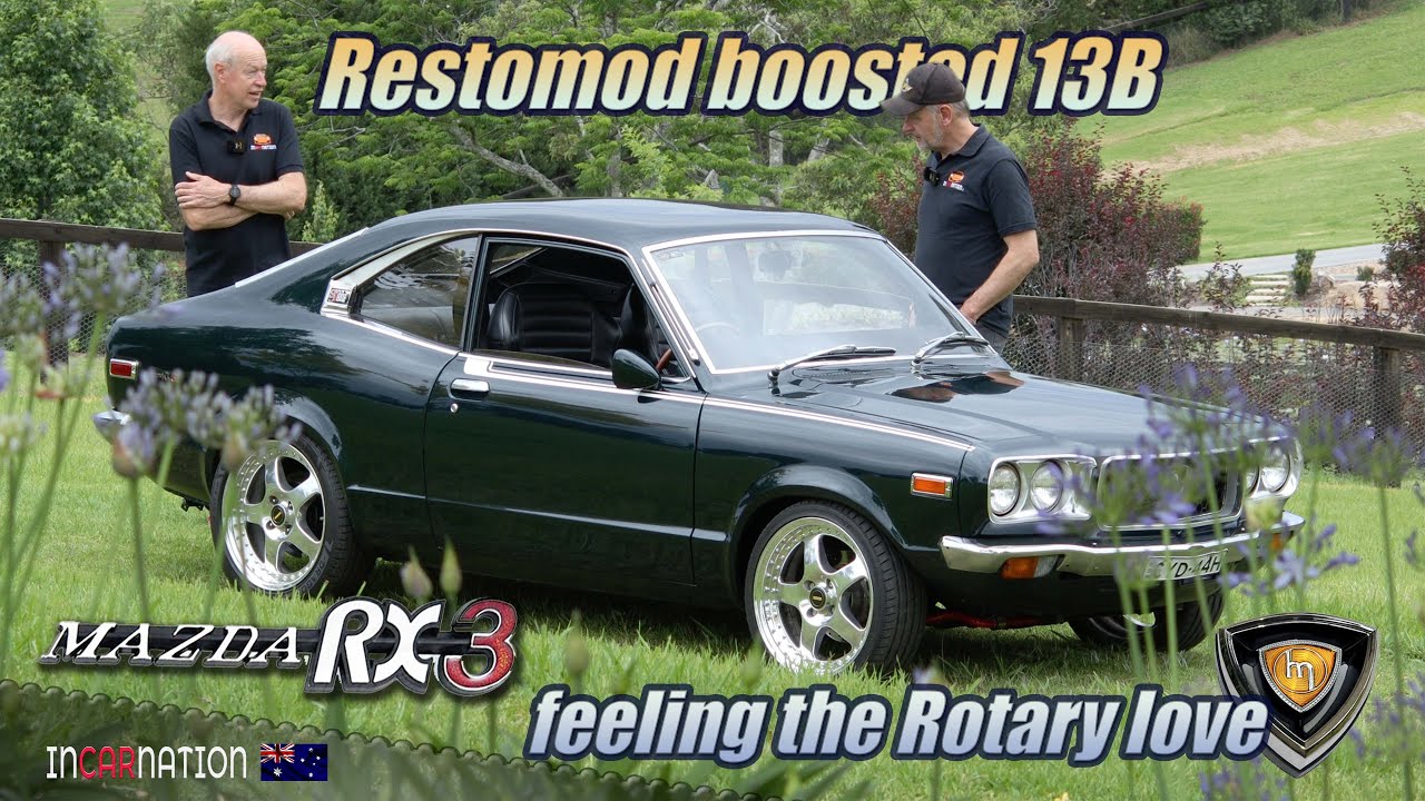 MAZDA RX3 (1972) SAVANNA // Насколько же интересен этот рестомод 13B турбо роторный?