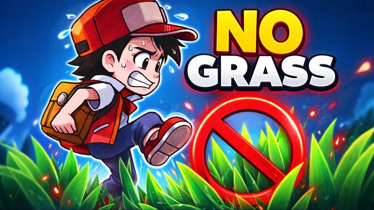 Can you beat Pokémon WITHOUT Touching Grass?