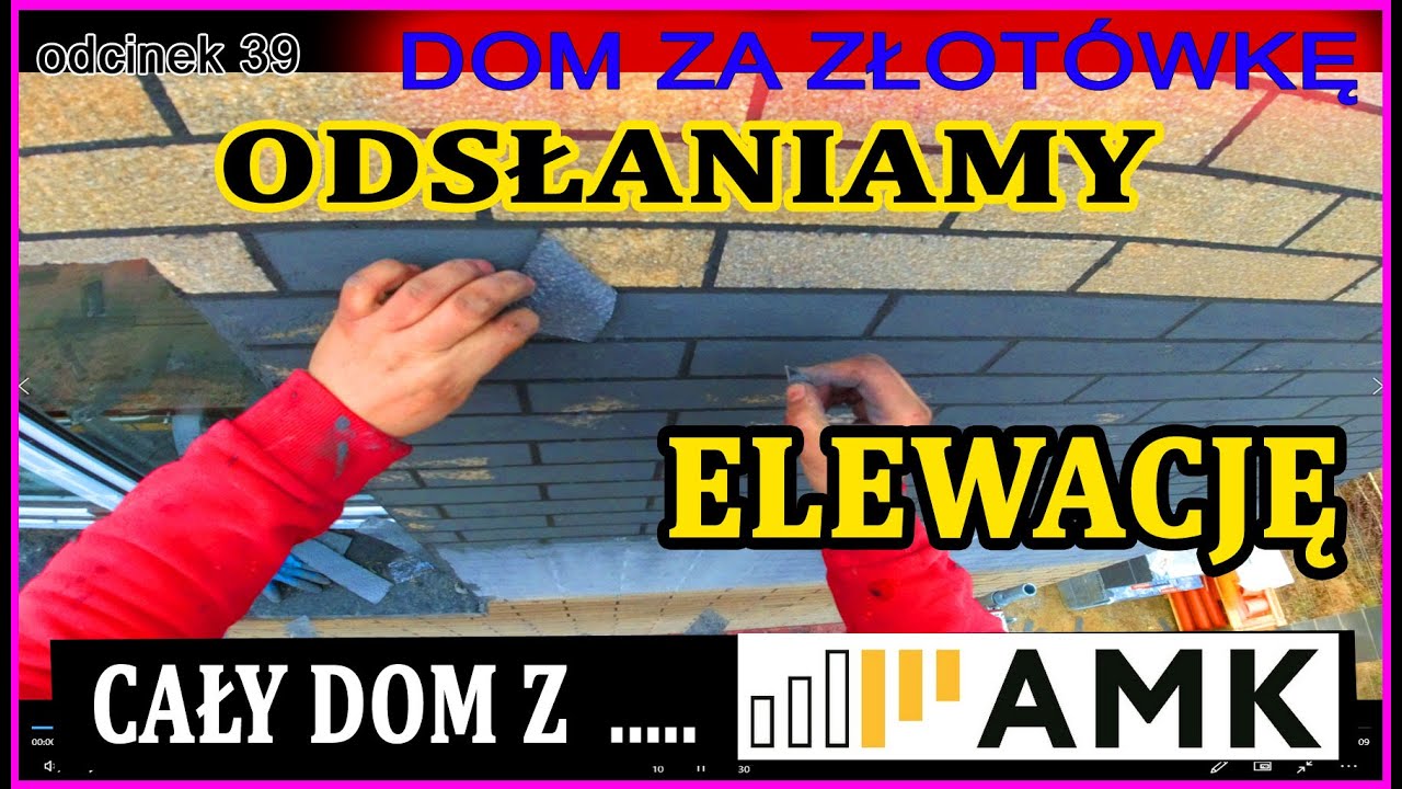 Czarna elewacja - a co pod nią ? odsłaniamy płytki od AMK Cegła - Odcinek 39