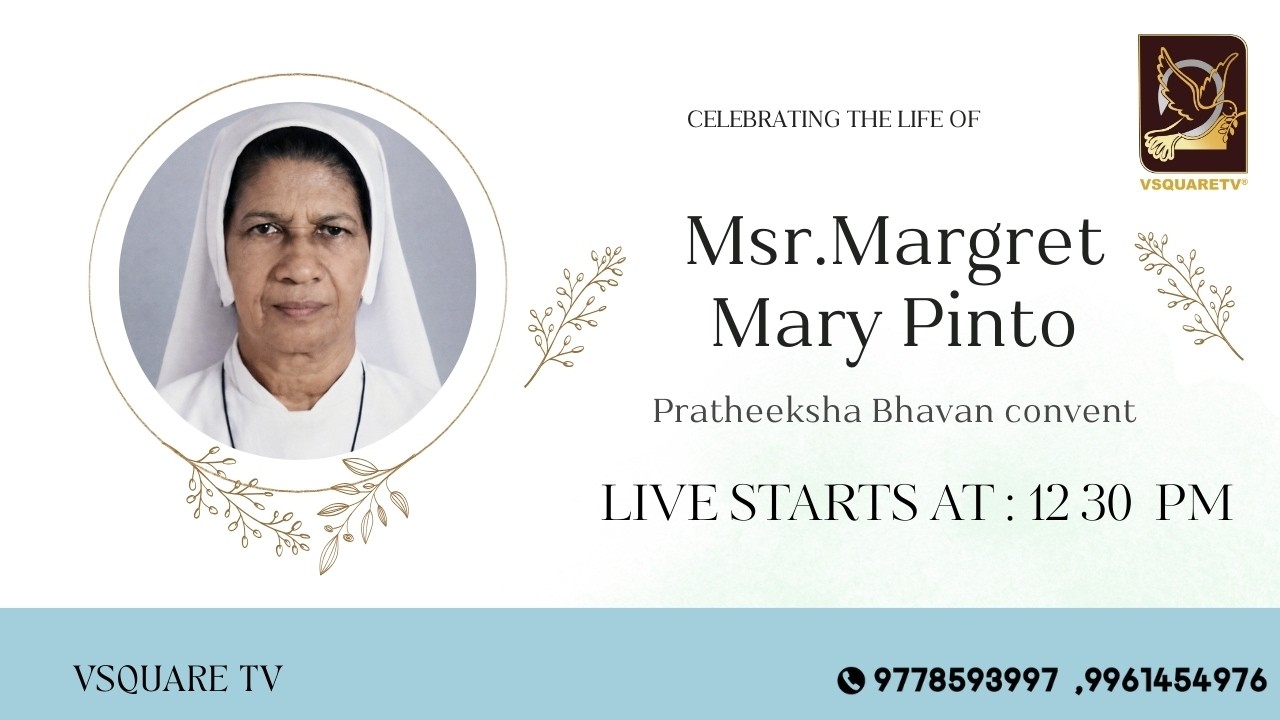 Funeral Service of Sr Margret Mary Pinto | Chembumukku, Edapalli, Ernakulam.