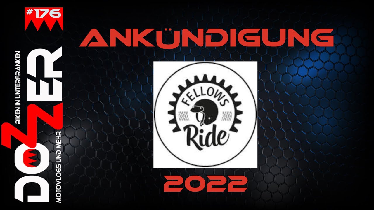 Fellows Ride 2022 W&uuml;rzburg/Odenwald