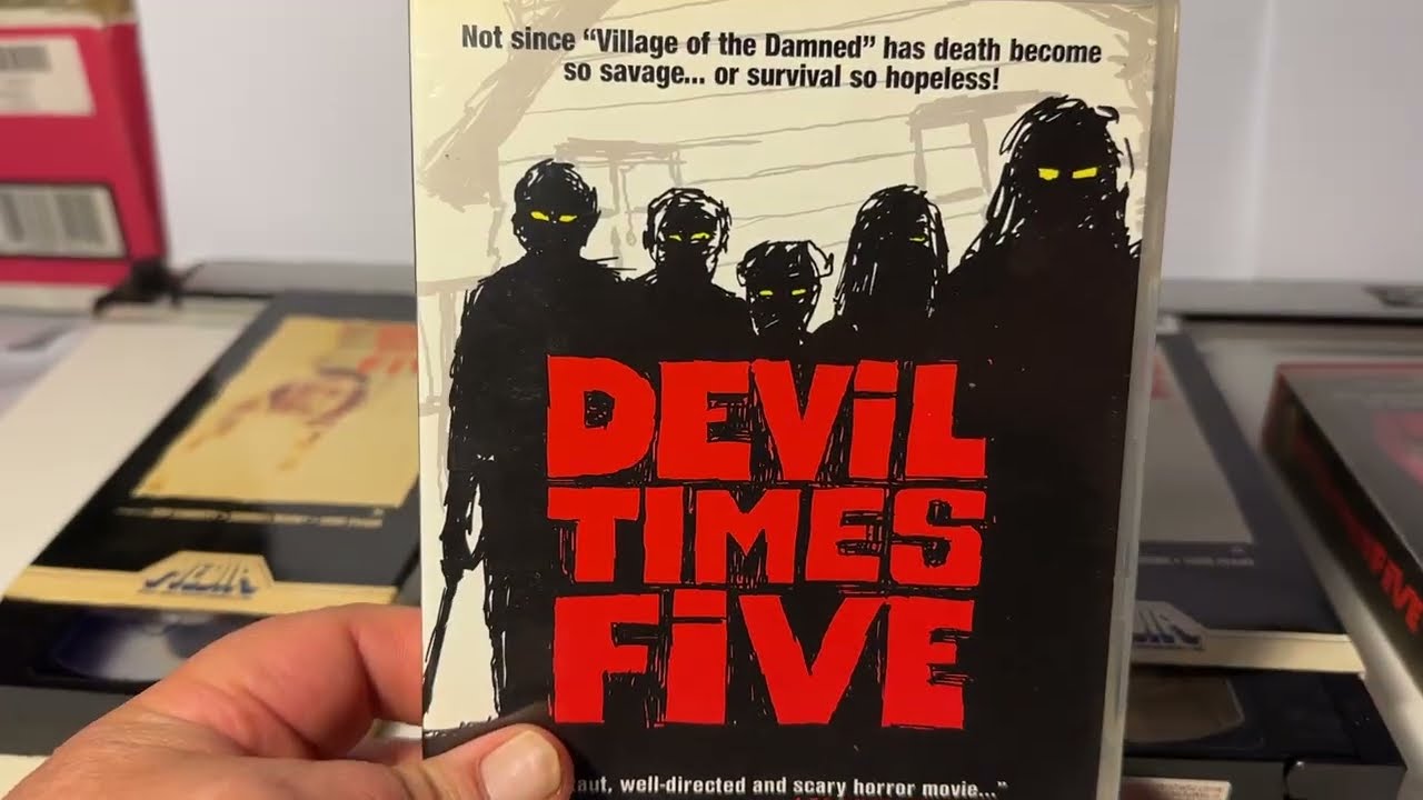 Devil Times Five (1974) VHS & DVD Collection with UK Pre-Cert