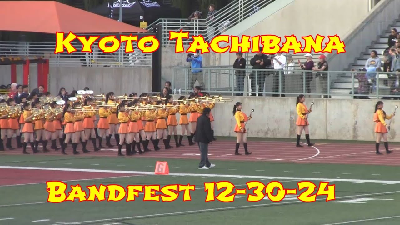 Kyoto Tachibana High School Marching Band at Bandfest 2024