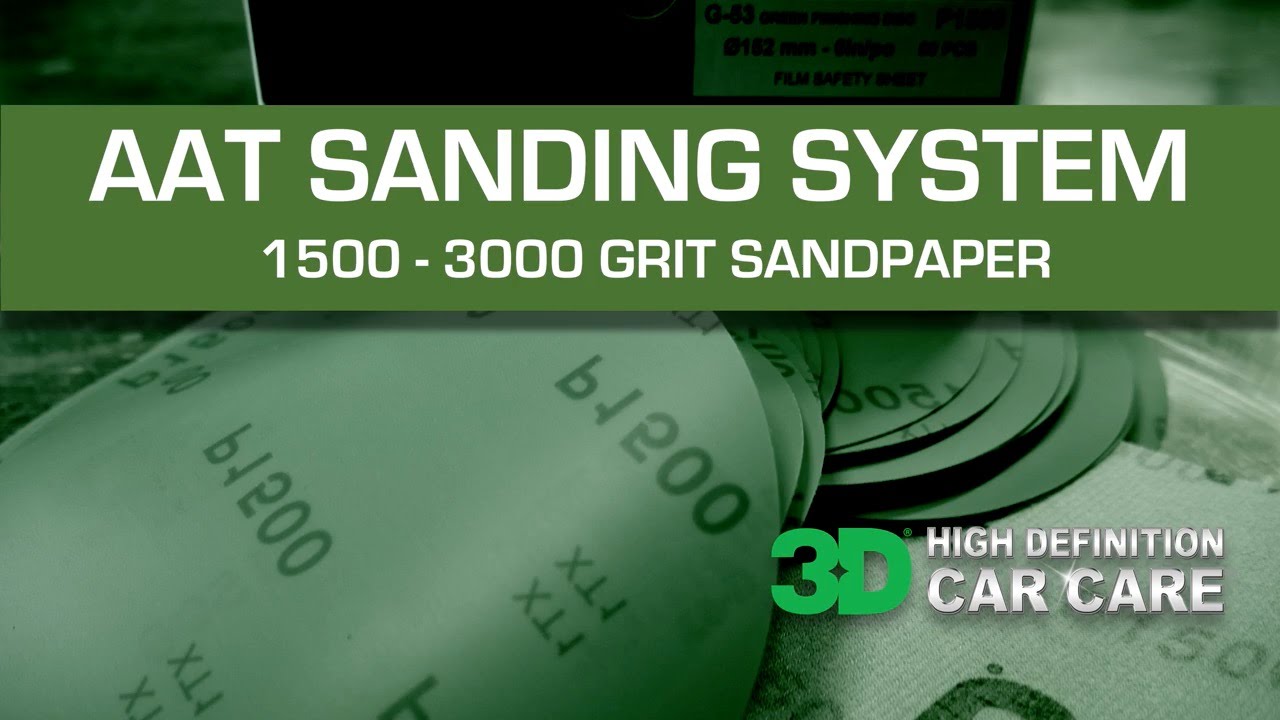 3D Products AAT Sanding System with 501 compound