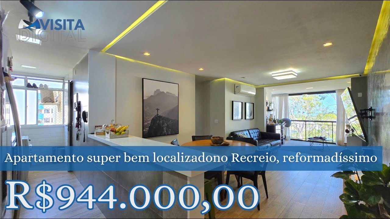 Apartamento reformado e bem localizado no Recreio dos Bandeirantes - RICARDO MARTINS CORRETOR RJ.
