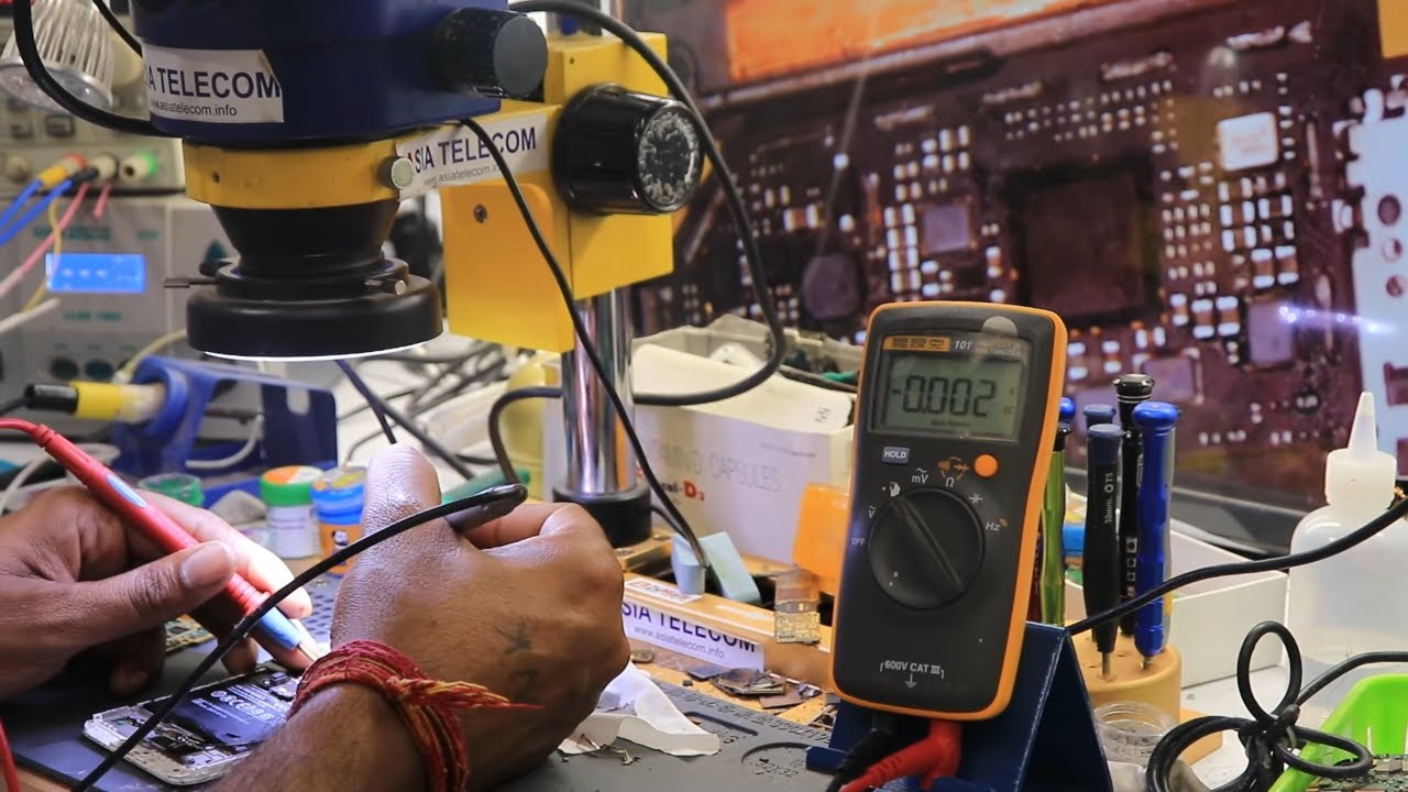Main Mic -  Tracing Live Particle (AUDIO IC - under Mic Bias Pad Supply )  #asiatelecom