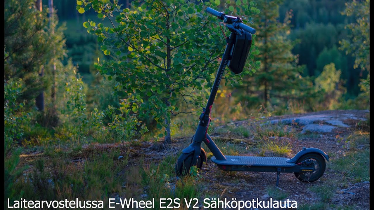 Laitearvostelussa E-Wheel E2S V2 Sähköpotkulauta!