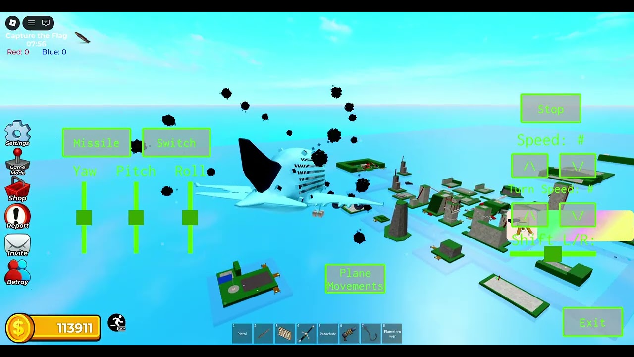 RED VS BLUE PLANE WARS Jumbo Whale Gameplay Part 3