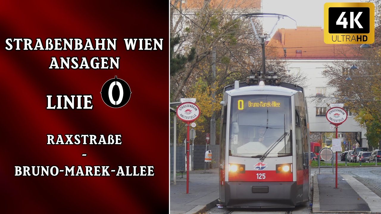Linie O Wien Ansagen – Raxstraße – Bruno-Marek-Allee | Wiener Grantler