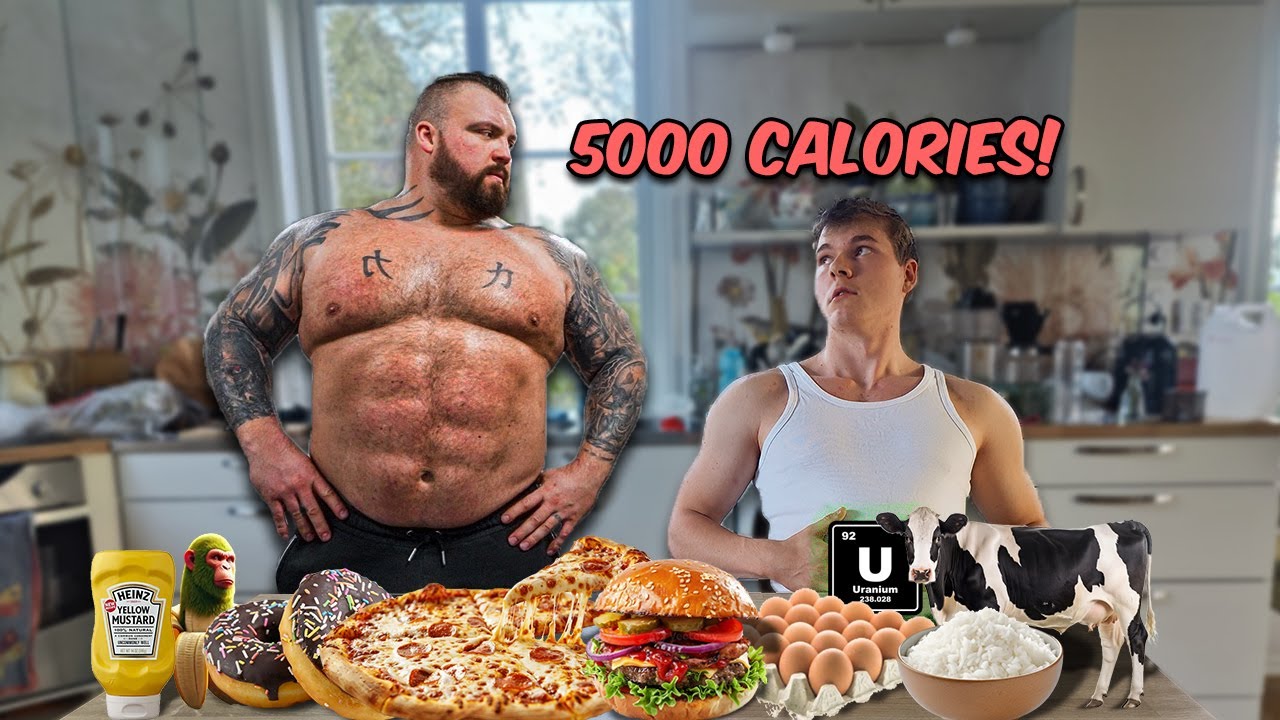 Eating like The Worlds Strongest Man for a Day