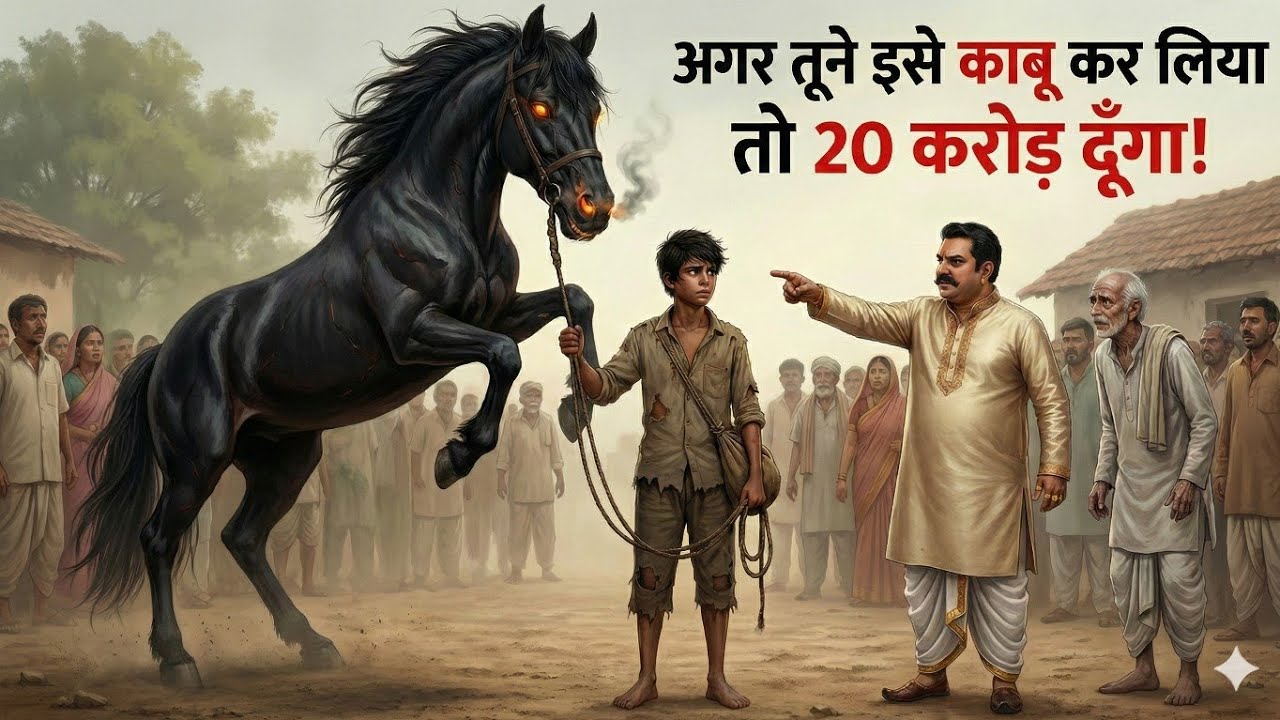 “उसने 20 करोड़ ठुकरा दिए… और एक श्रापित आत्मा को आज़ाद कर दिया ||भिखारी ने घोड़ों को काबू किया