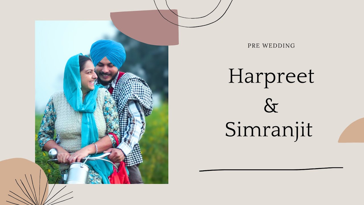 Best Pre Wedding 4K 2024 // Harpreet & Simranjit  // Studio Sharma Photography
