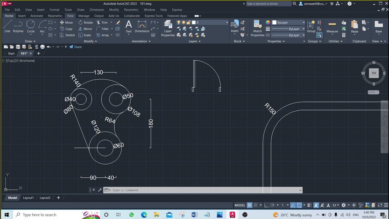 Autocad Beginners Course | NEU Fall Term | 102
