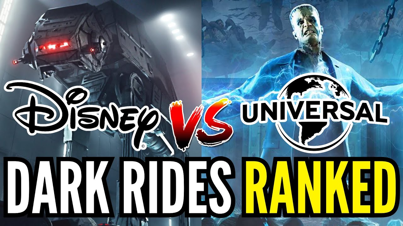 Топ-15 ЛУЧШИХ аттракционов в темных помещениях Disney и Universal!