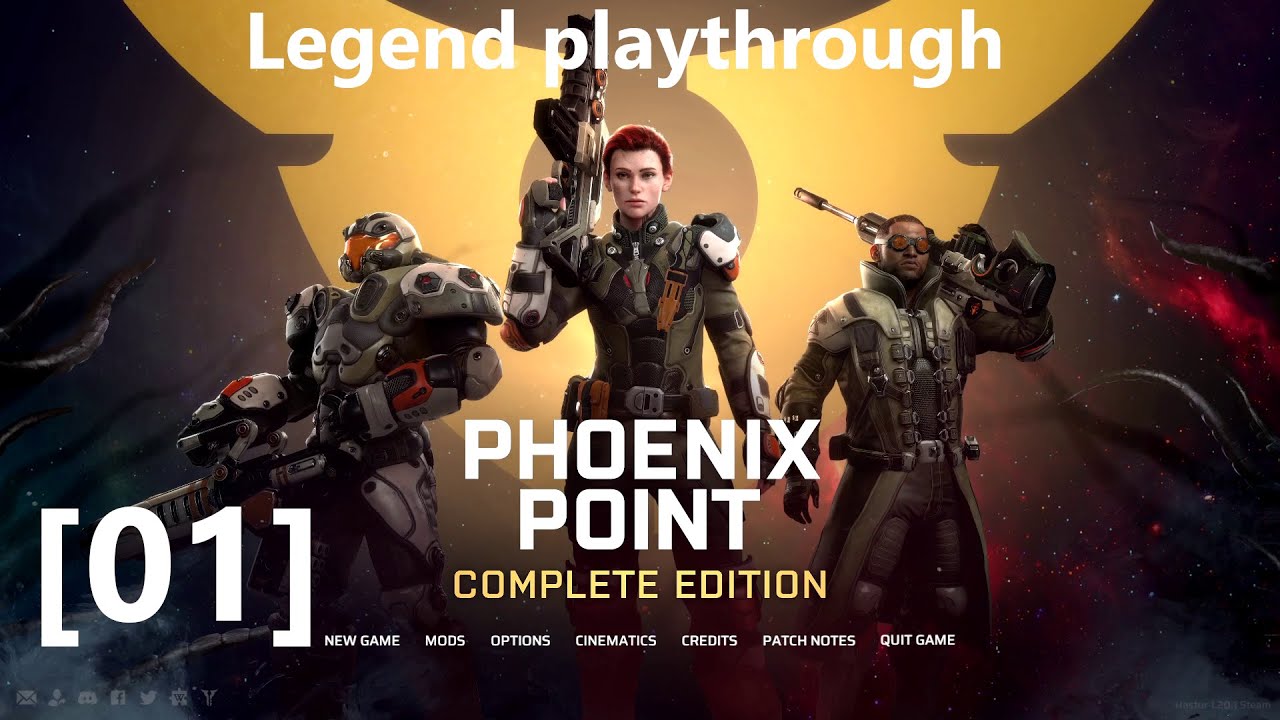 Phoenix Point Legend run [ep01] - Full playthrough