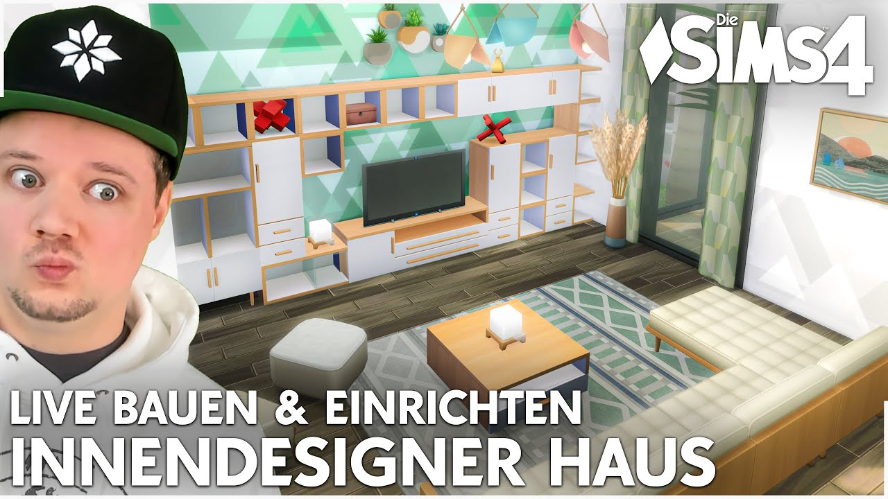 Innendesigner Haus bauen LIVE 🔴 Die Sims 4 Traumhaftes Innendesign Pack Preview Special 💚